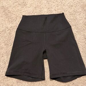 Halara Black High Wasited Bike Short Size Medium